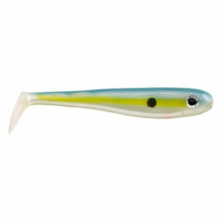 BERKLEY 4 in. Hollow Belly Sexy Shad Fishing Lure, 4PK 1483552